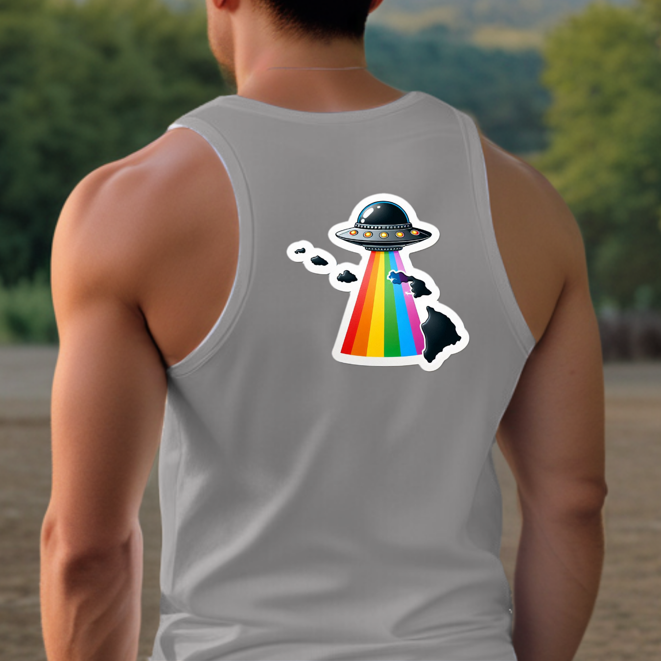 Hawaii Pride Tank Top - Back Print