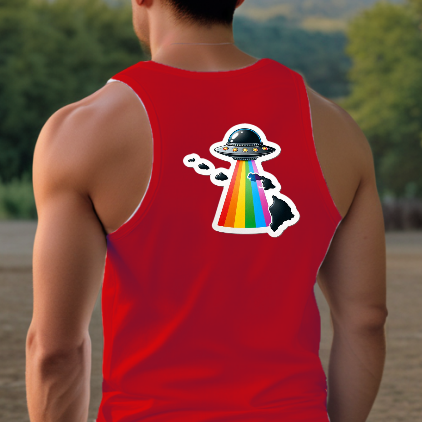 Hawaii Pride Tank Top - Back Print