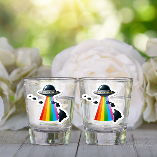 PRIDE Hawaii Shot Glasses