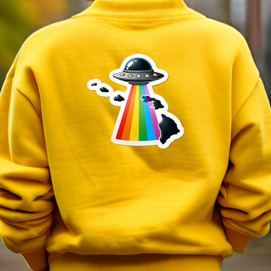 Hawaii PRIDE  Sweatshirt On the Back