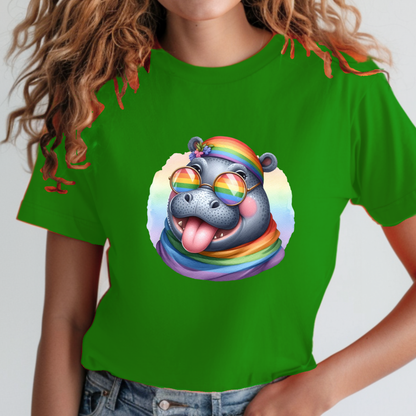 Pride Animals T-Shirt-Hippo