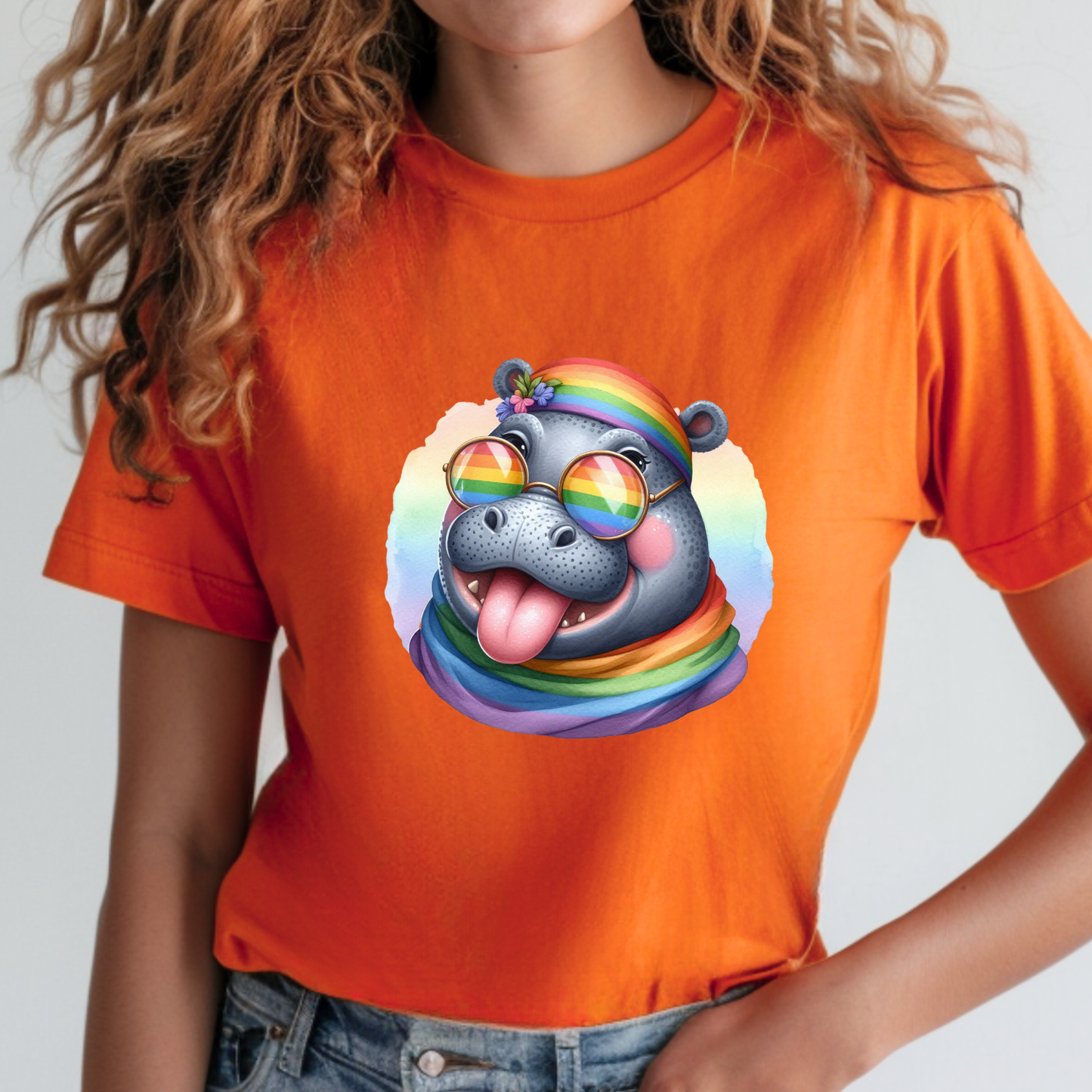 Pride Animals T-Shirt-Hippo