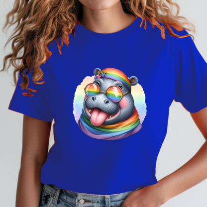 Pride Animals T-Shirt-Hippo