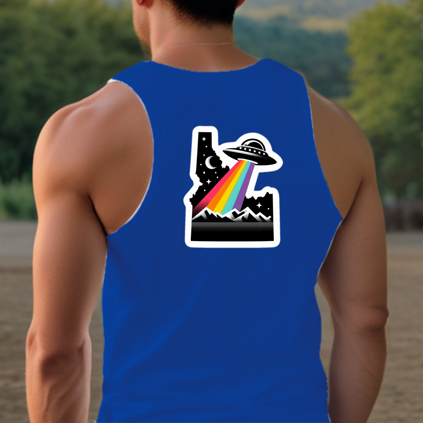 Idaho Pride Tank Top - Back Print