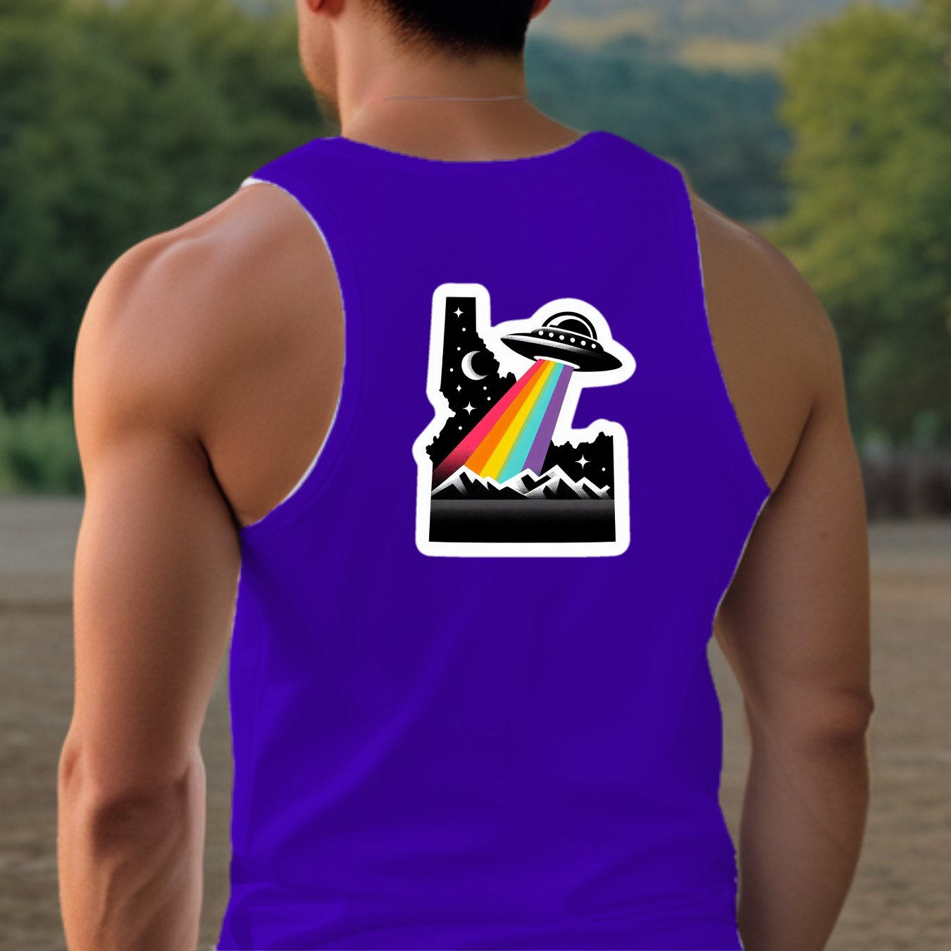 Idaho Pride Tank Top - Back Print