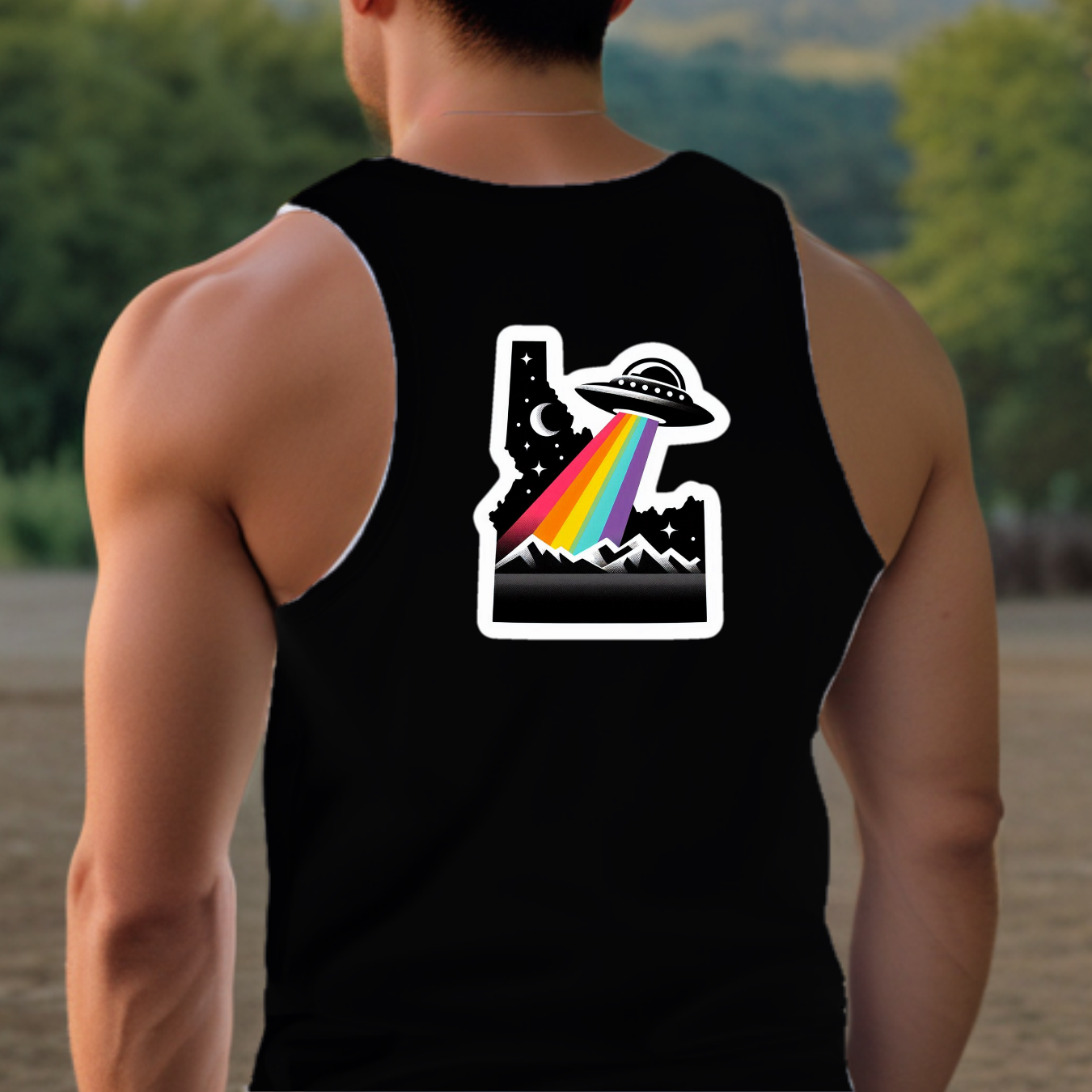 Idaho Pride Tank Top - Back Print