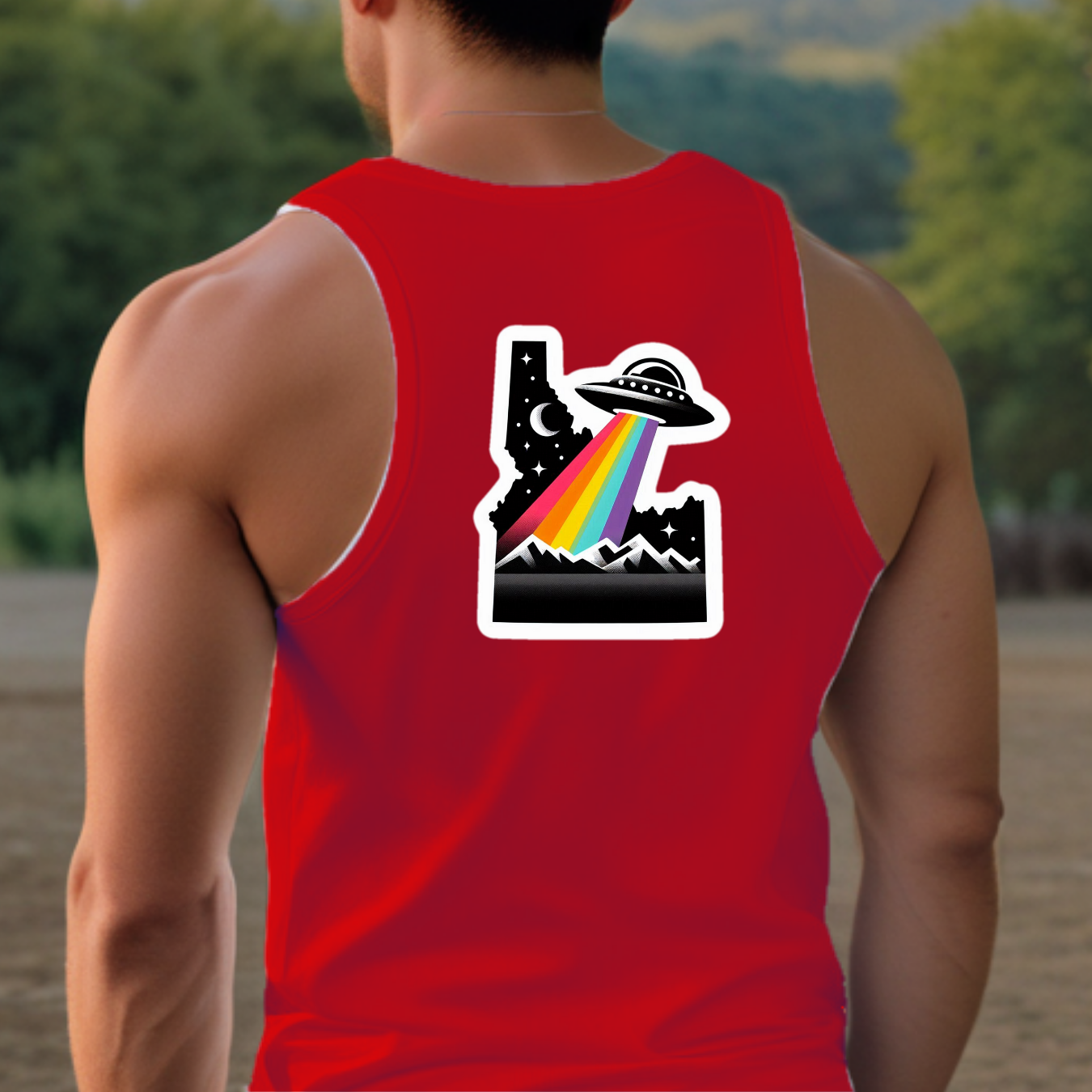 Idaho Pride Tank Top - Back Print