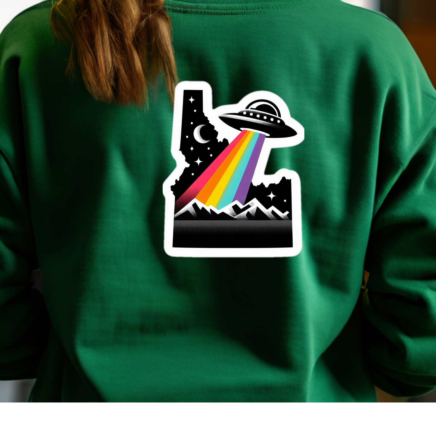 Idaho PRIDE  Sweatshirt On the Back