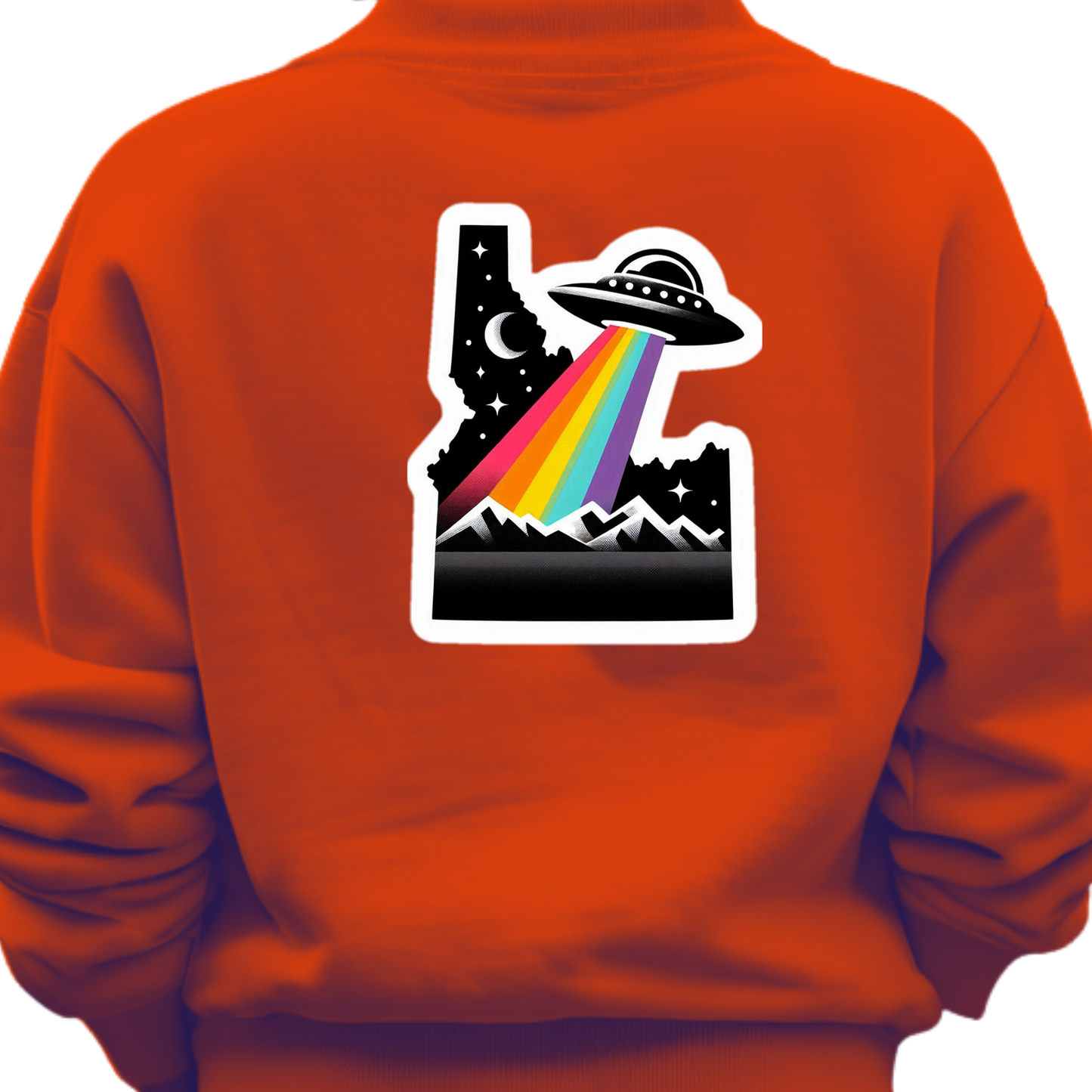 Idaho PRIDE  Sweatshirt On the Back