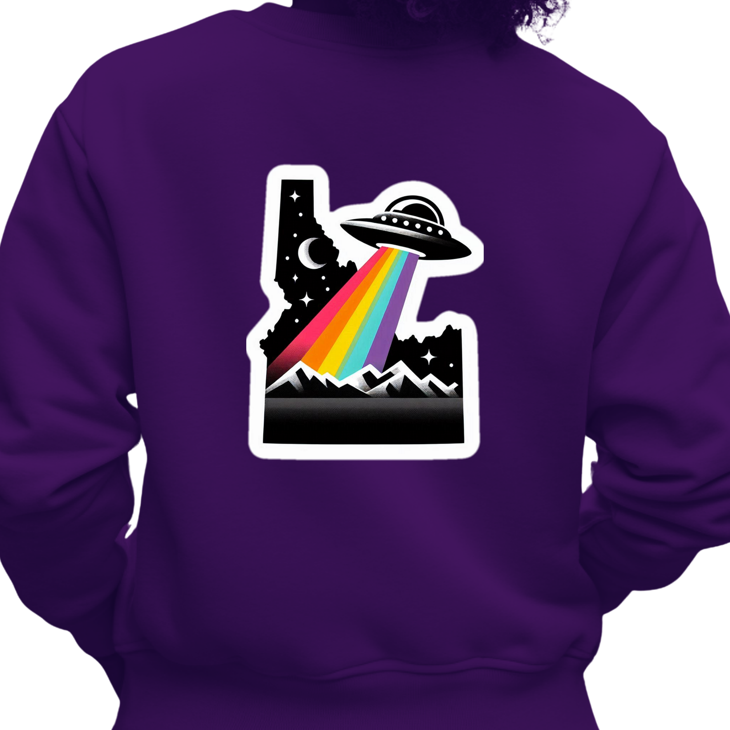 Idaho PRIDE  Sweatshirt On the Back