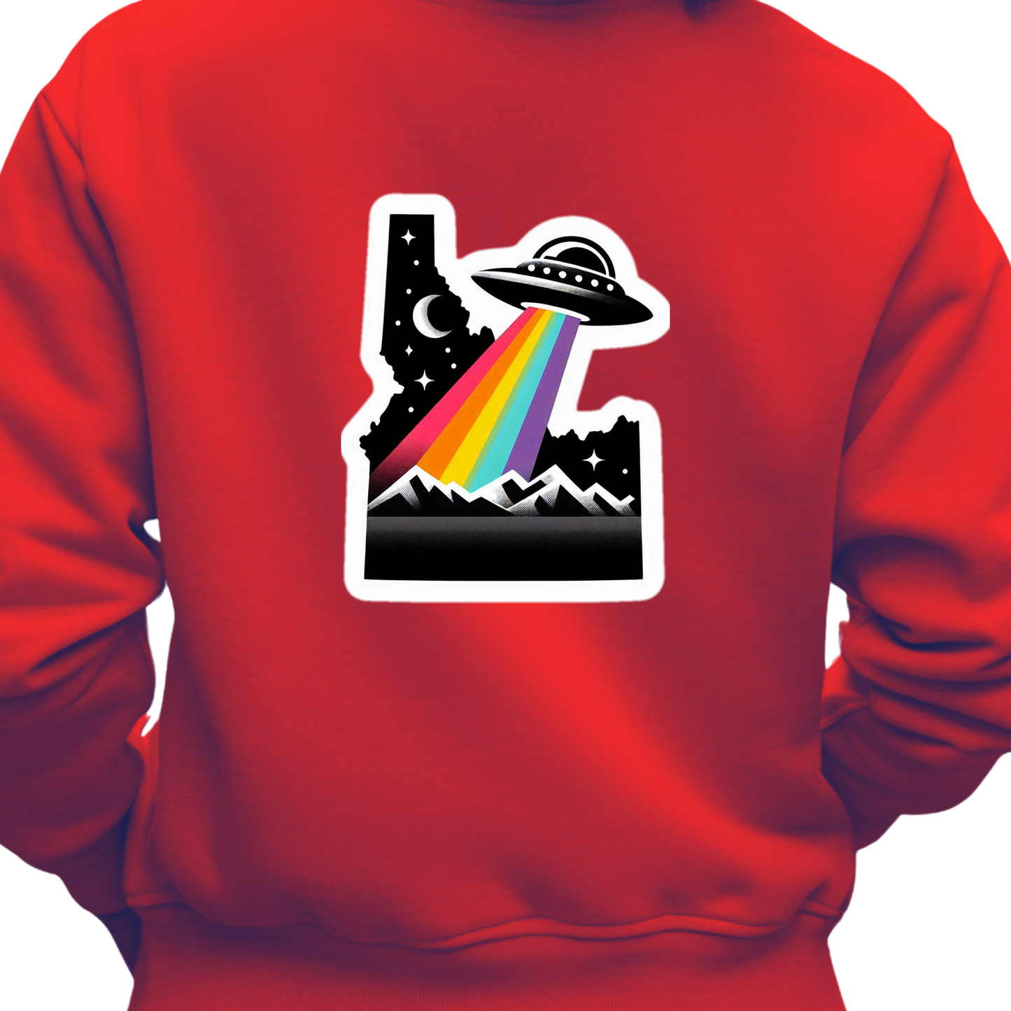 Idaho PRIDE  Sweatshirt On the Back