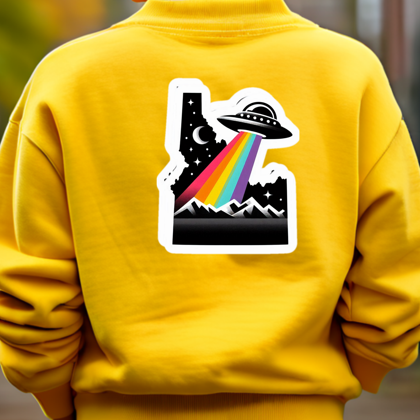 Idaho PRIDE  Sweatshirt On the Back