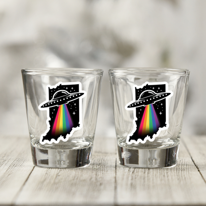 PRIDE Indiana Shot Glass