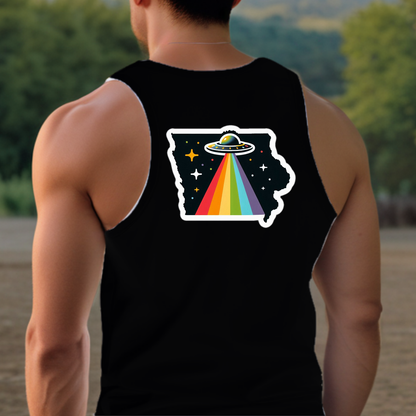 Iowa Pride Tank Top - Back Print