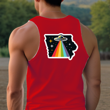 Iowa Pride Tank Top - Back Print