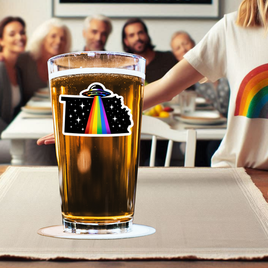 Kansas Alien Pride Pint