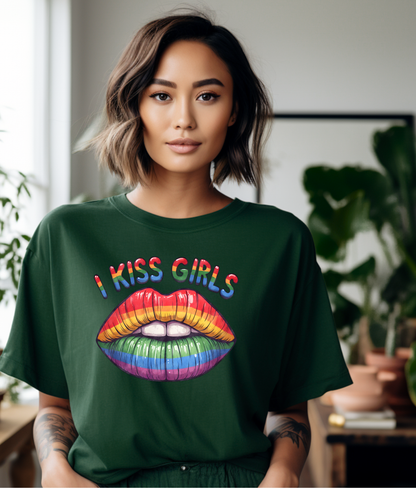 I Kiss Girls Pride T-Shirt Collection