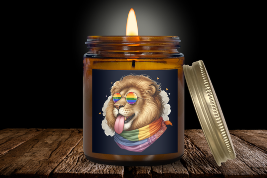 Silly Lion Scented Soy Candle