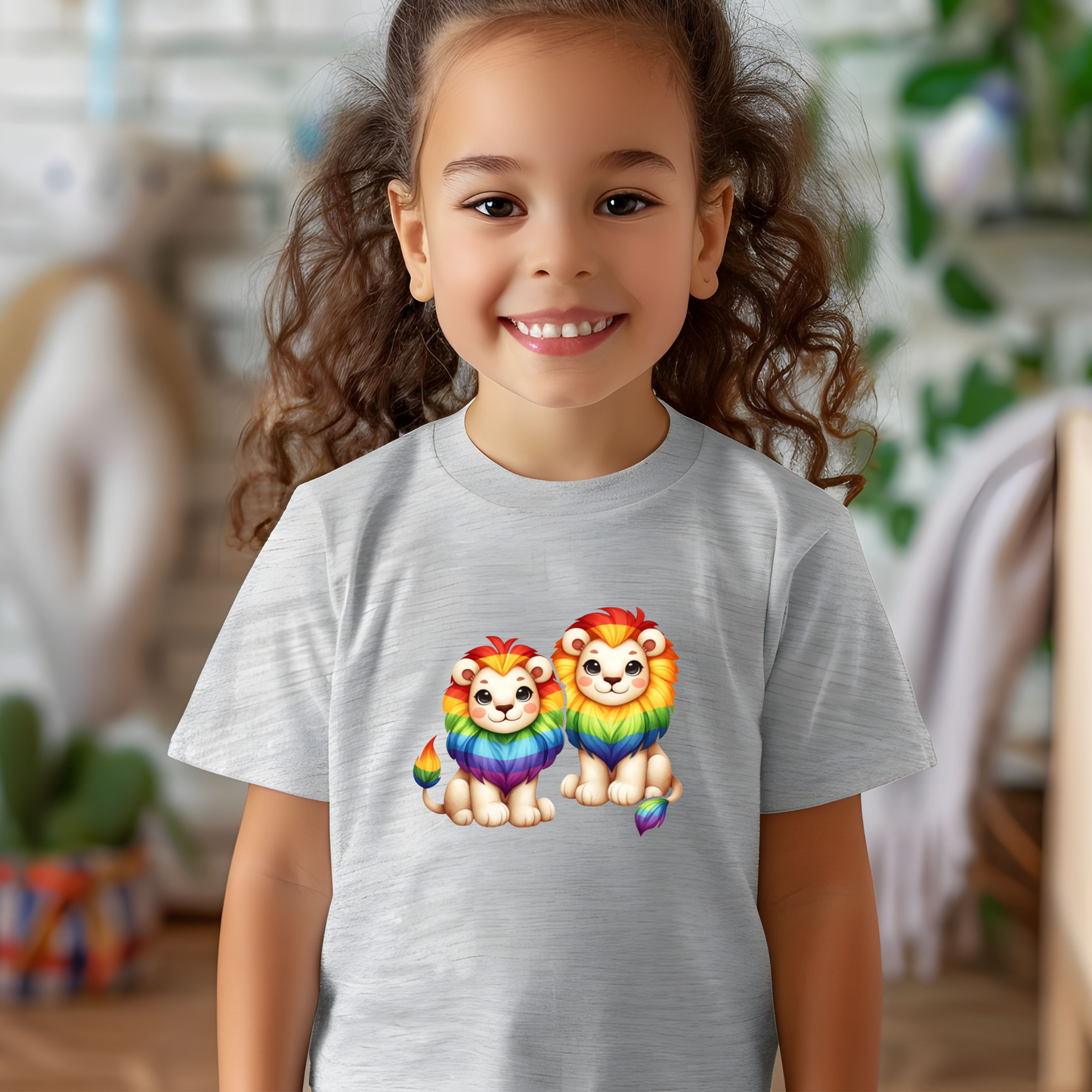 Rainbow Lions Toddler T-shirt