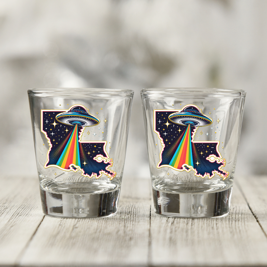 Louisiana Pride Shot Glasses