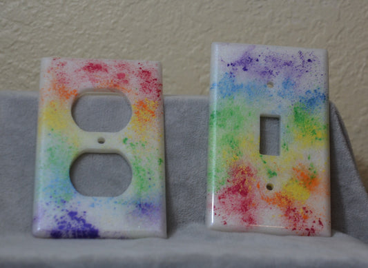 PRIDE Splash Resin  Light Covers - TWO