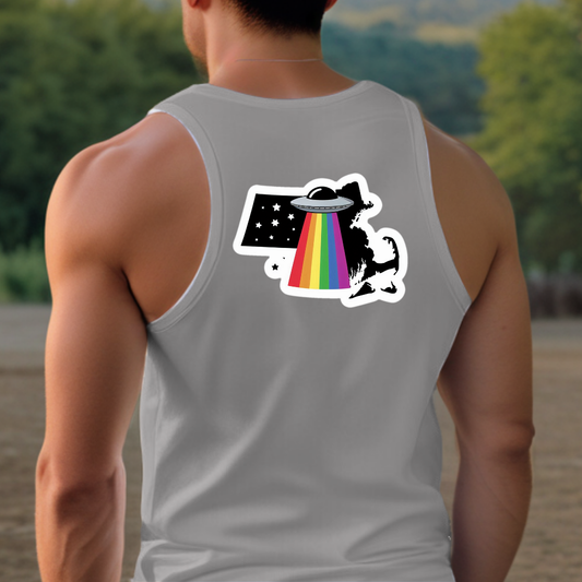 Massachusetts Pride Tank Top - Back Print