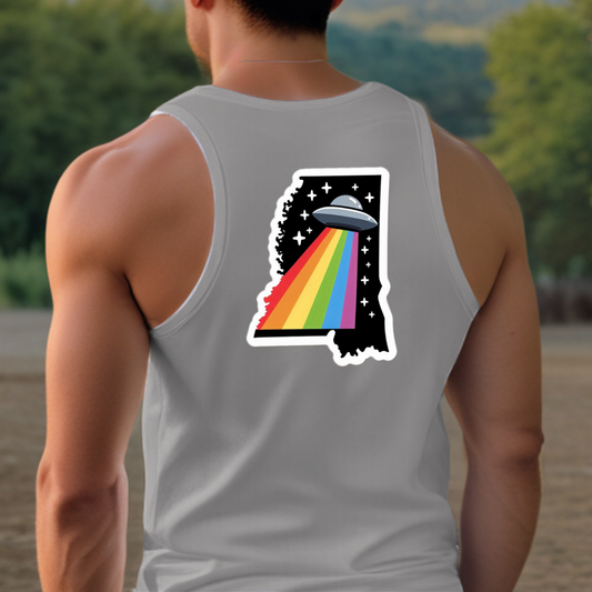 Mississippi Pride Tank Top - Back Print