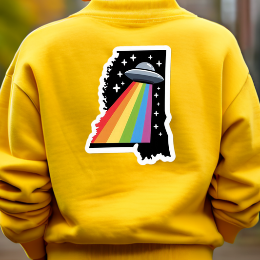 Mississippi PRIDE Sweatshirt  On The Back