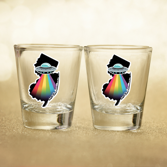 PRIDE New Jersey Shot Glasses