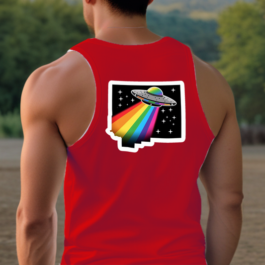 New Mexico Pride Tank Top - Back Print