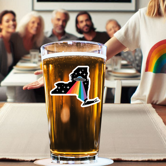 Pint Glass-New York Alien Pride