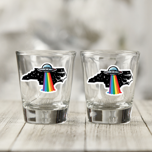 North Carolina Pride Shot Glass
