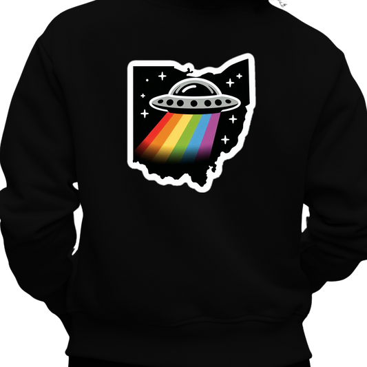 Ohio PRIDE Sweatshirt On The Back