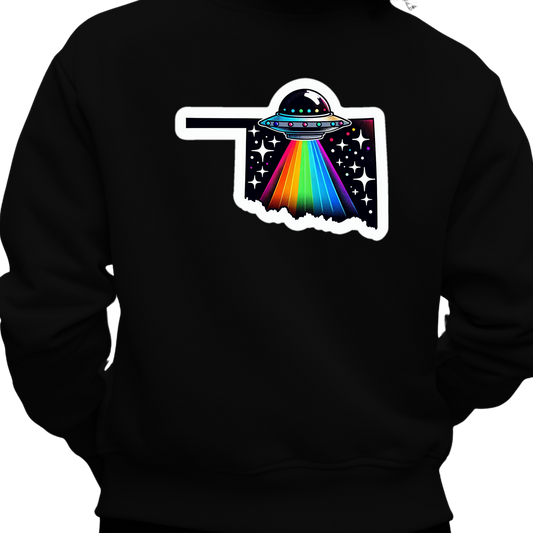 Oklahoma PRIDE Sweatshirt On The Back