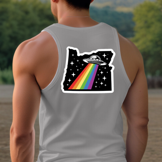 Oregon Pride Tank Top - Back Print