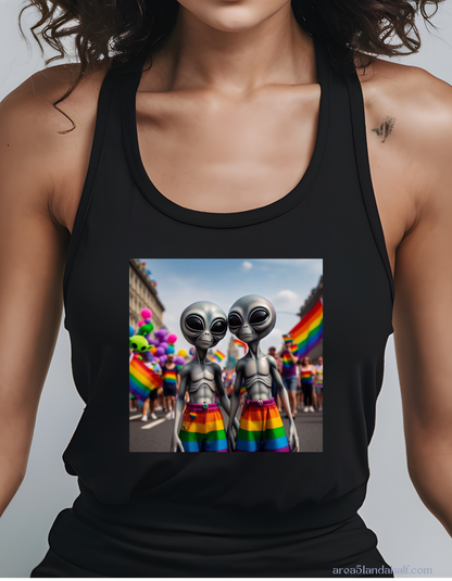 2024 PRIDE Aliens Racerback Tank