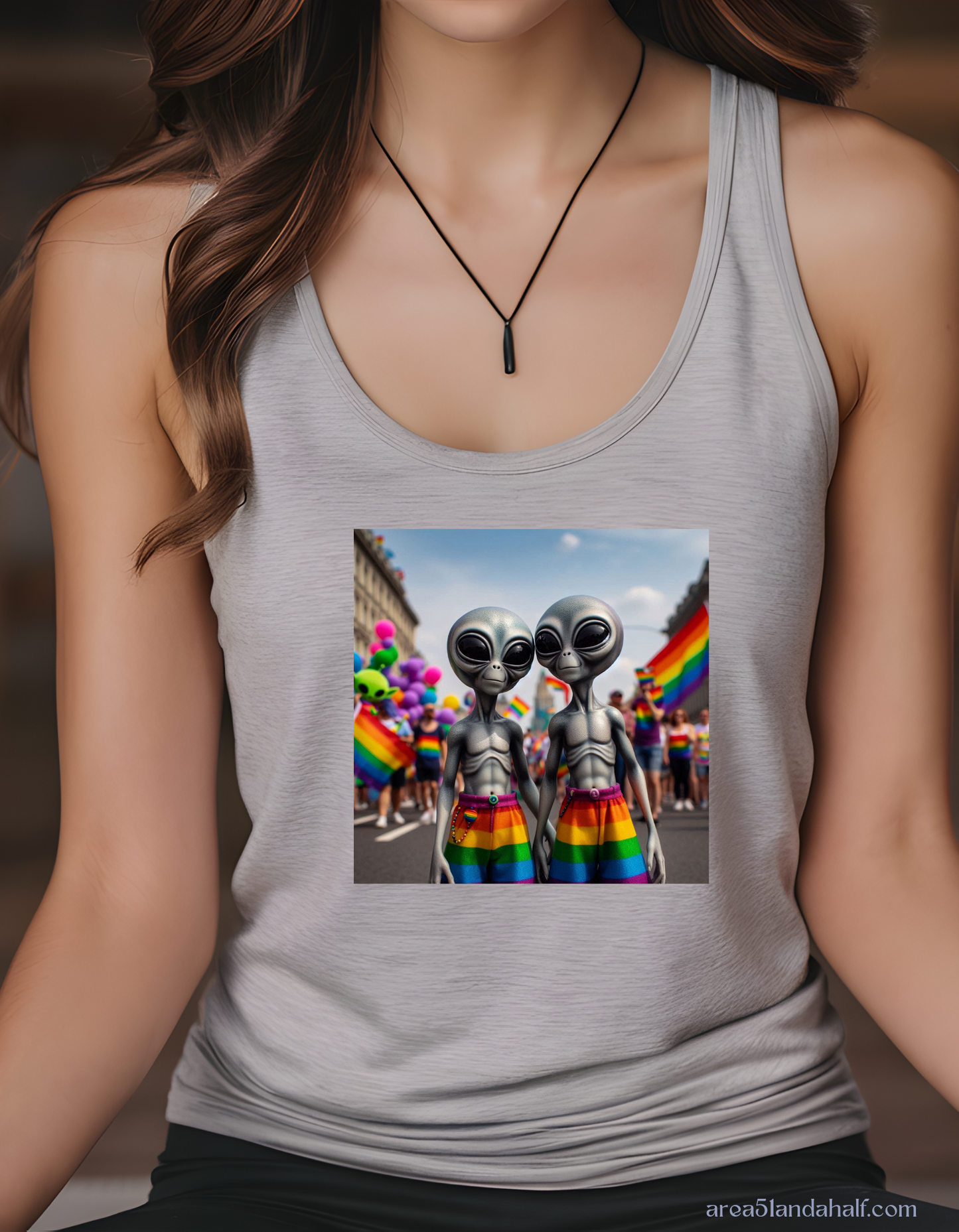 2024 PRIDE Aliens Racerback Tank