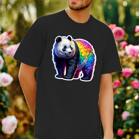 Rainbow Animals T-Shirt Collection: Panda