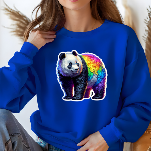 Rainbow Panda Full Sweatshirt