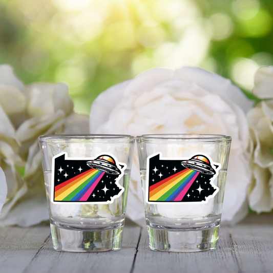 Pennsylvania PRIDE Shot Glass