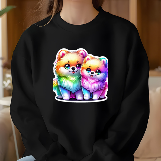 Rainbow Pomeranians Sweatshirt