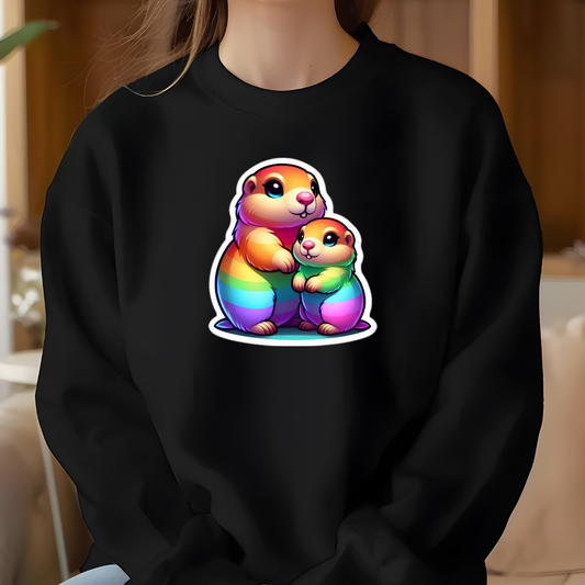 Rainbow Prairie Dogs Sweatshirt
