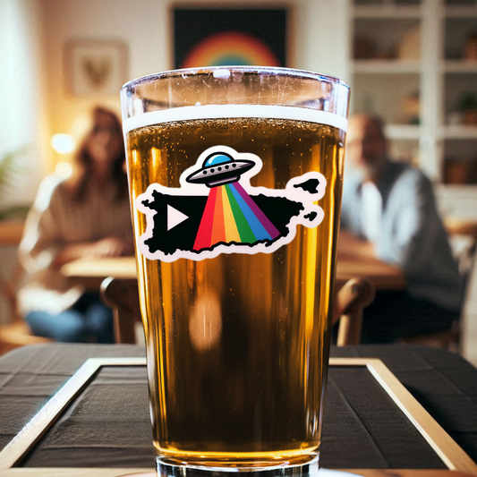Pint-Puerto Rico Alien Pride