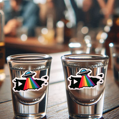 PRIDE Puerto Rico Shot Glasses