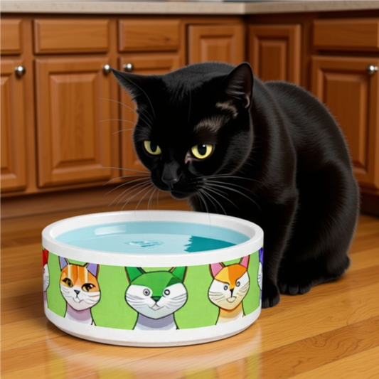 Ruth's Kitties' Pet Bowl