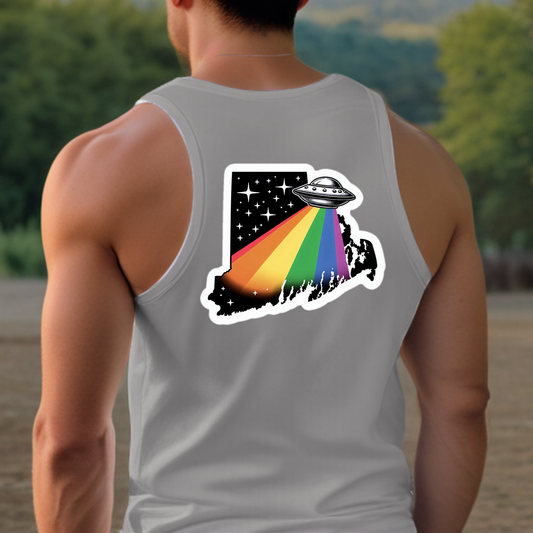 Rhode Island Pride Tank Top - Back Print