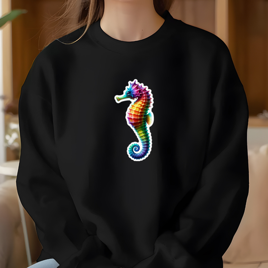 Rainbow Seahorse Sweatshirt