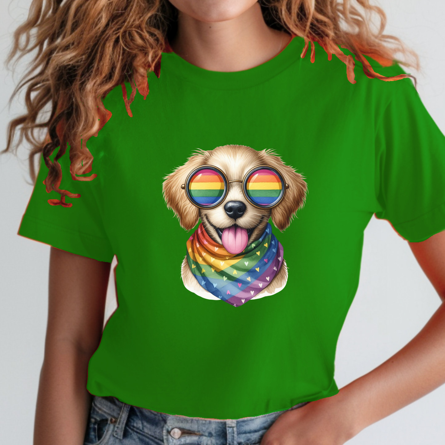 Pride Animals T-Shirt -Sparkles the Dog