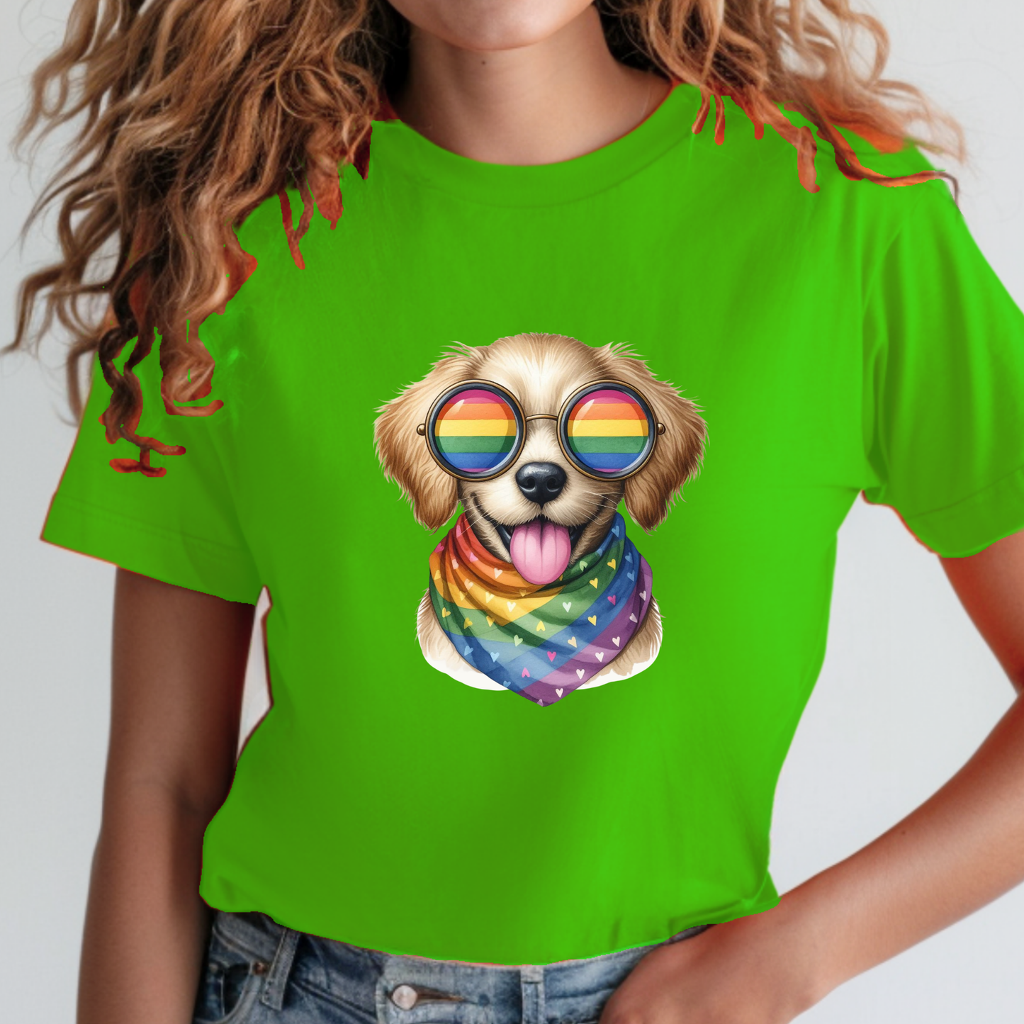 Pride Animals T-Shirt -Sparkles the Dog