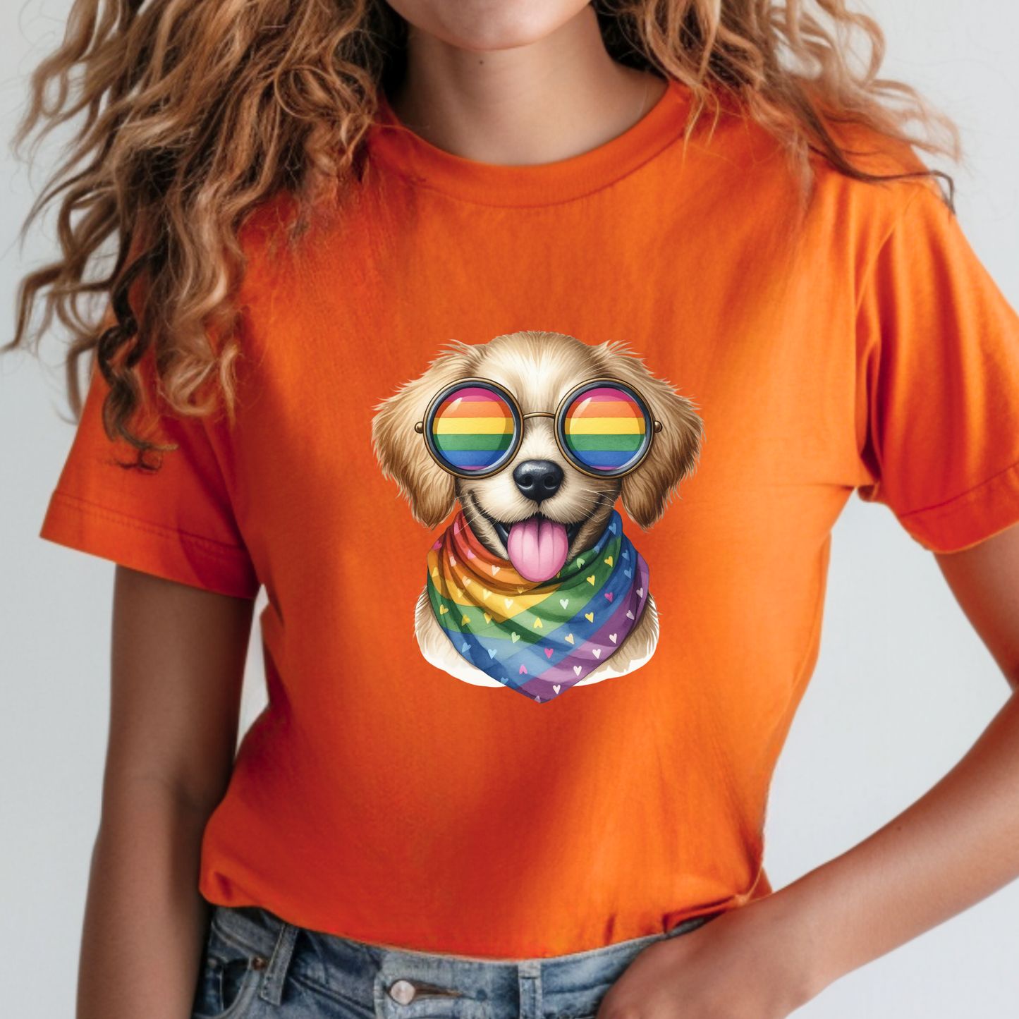 Pride Animals T-Shirt -Sparkles the Dog